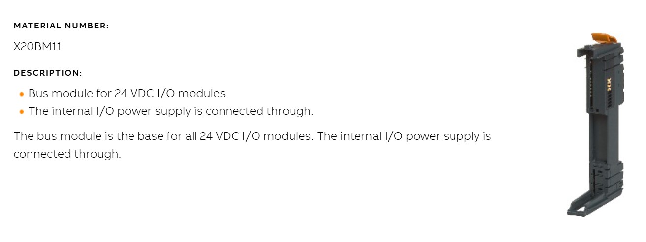X20BM11 ( B&R Bus Module X20BM11 )